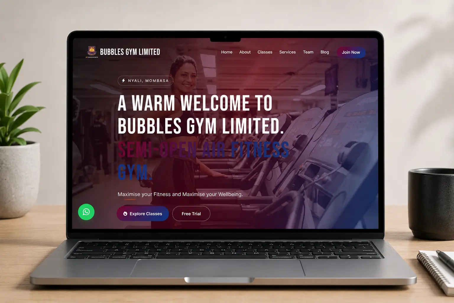 Gym Fitness Website